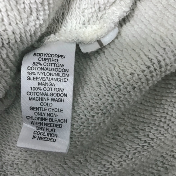 LOFT French Terry Mixed Media Crewneck Top - M - Picture 7 of 8